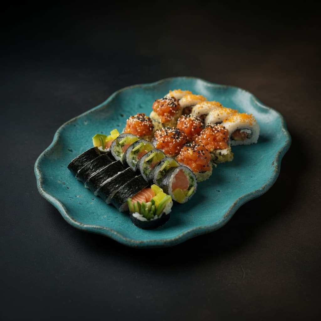 Futomaki Kanzu Sushi – zestaw mixed z futomaki i uramaki